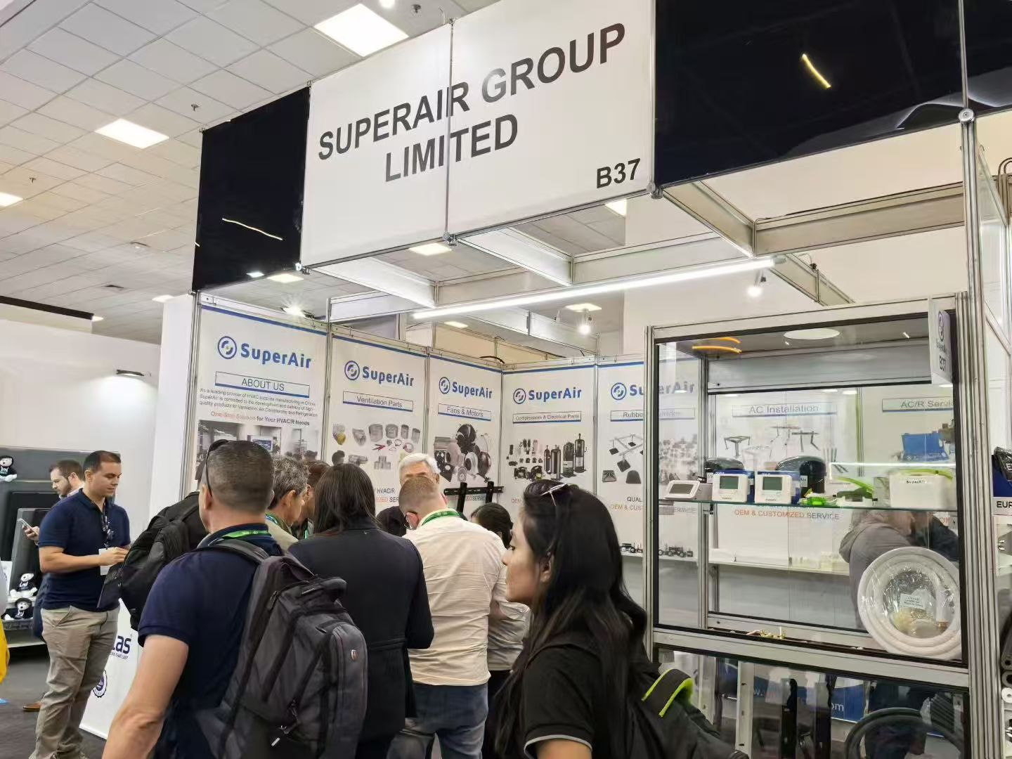 superair's tour of febrava 2025 in são paulo latin america's biggest hvacr expo 1