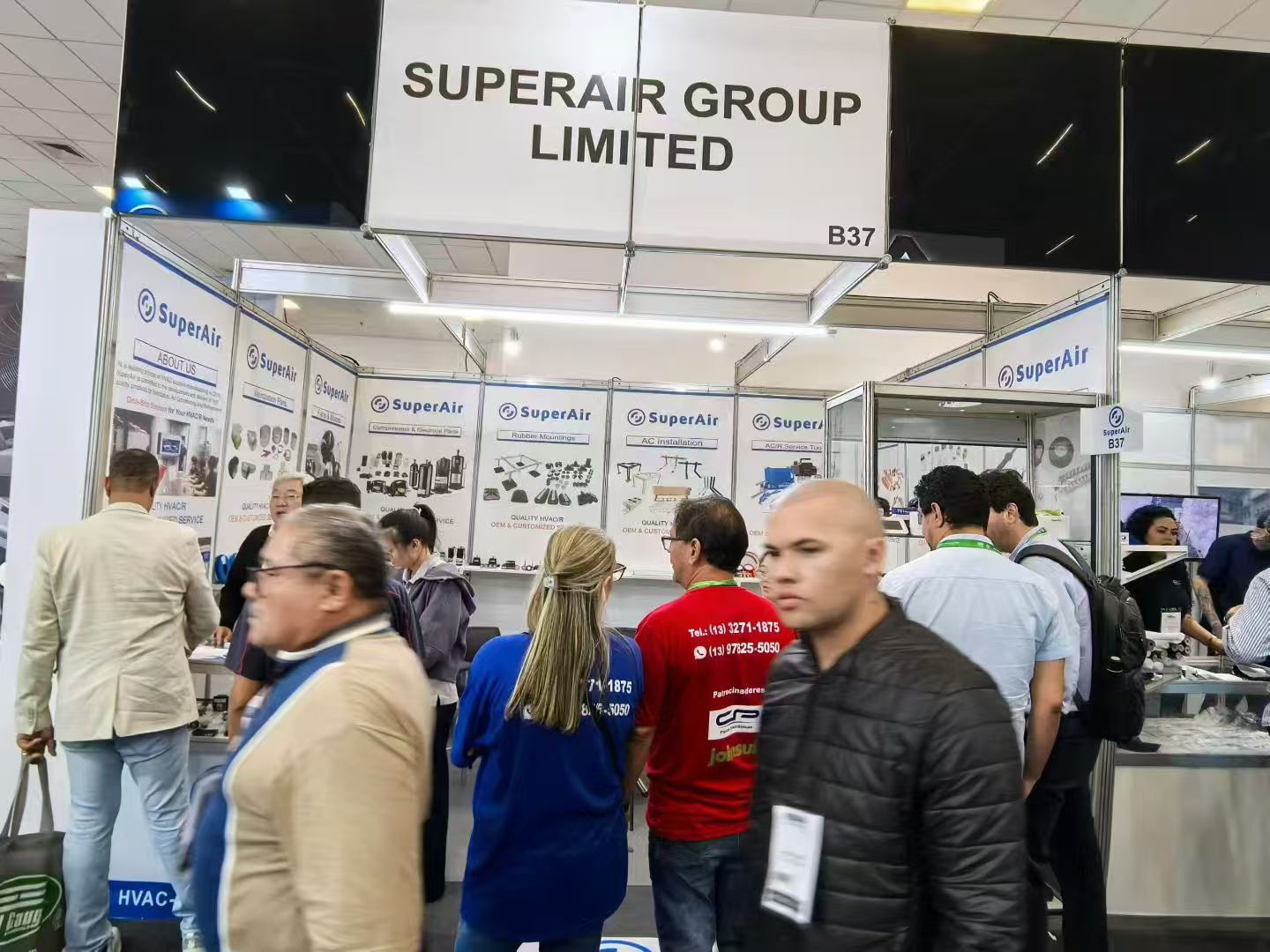 superair's tour of febrava 2025 in são paulo latin america's biggest hvacr expo 2