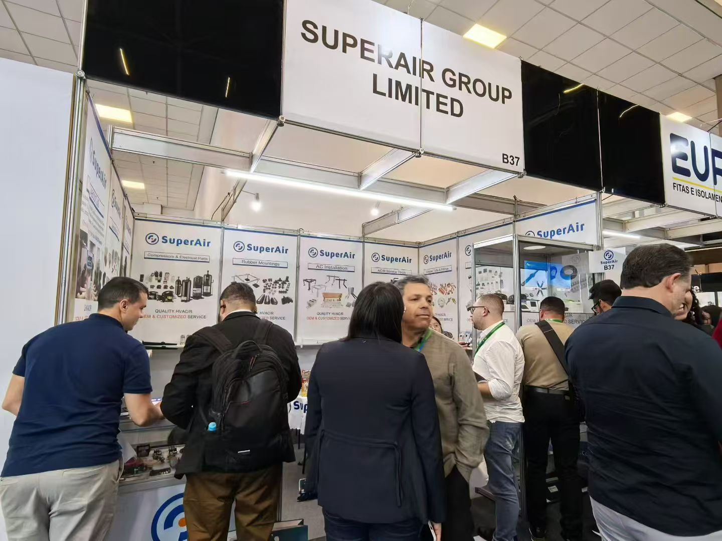 superair's tour of febrava 2025 in são paulo latin america's biggest hvacr expo 3