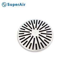 round swirl ceiling diffuser