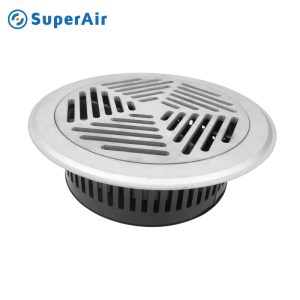circular swirl floor diffuser, fds